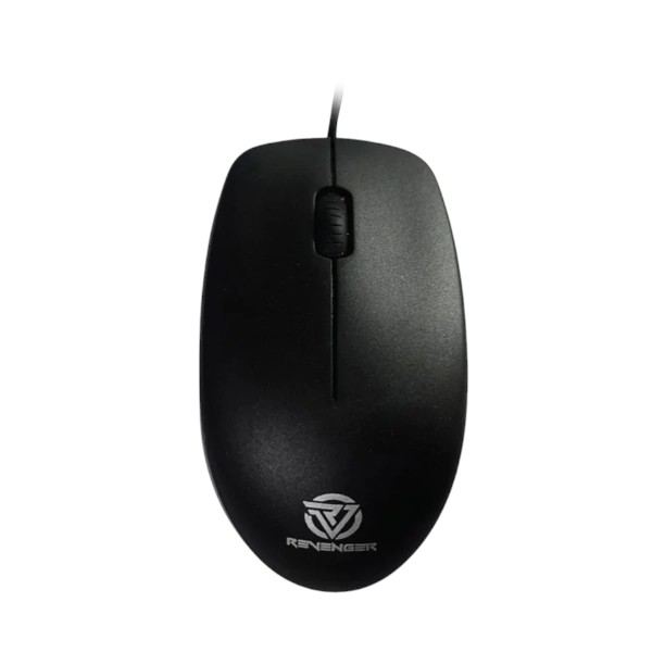 Revenger RM24 Black Wired Optical Mouse