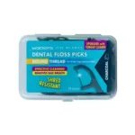 Watsons Dental Floss Picks Round Thread Toothpick Charcoal 50pcs (China)