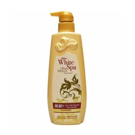 Mistine White Spa Swiss Gold Serum Body Lotion 400ml (Thailand)