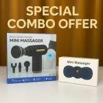 ?Mini Rechargeable Deep Tissue Therapy Massager SL-720 & Smart Mini Neck Massager Portable Electronic Stick Double Special Combo??