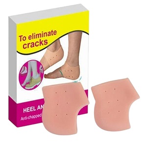 Silicone Heel Anti Crack Set for Men and Women (Free Size) -1pair