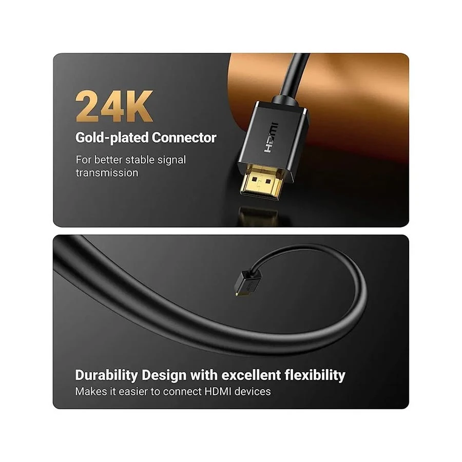 UGREEN HD107 10145 HDMI 1.4 Male to Female Extension Cable, 3 Meter