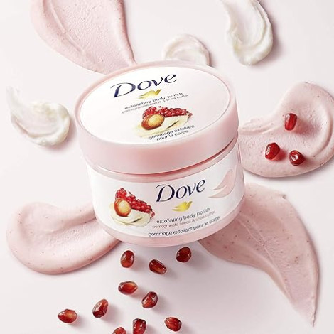 Dove Pomegranate Seeds & Shea Butter Scent Exfoliating Body Scrub 225ml (Slovakia)
