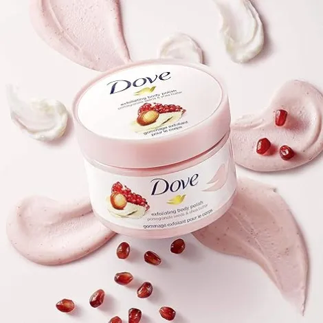 Dove Pomegranate Seeds & Shea Butter Scent Exfoliating Body Scrub 225ml (Slovakia)
