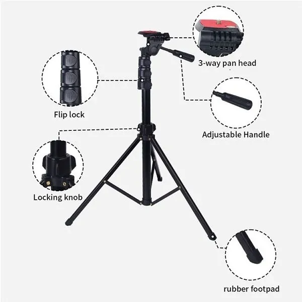 JMARY KP-2206 Camera And Phone Selfie Stick Tripod