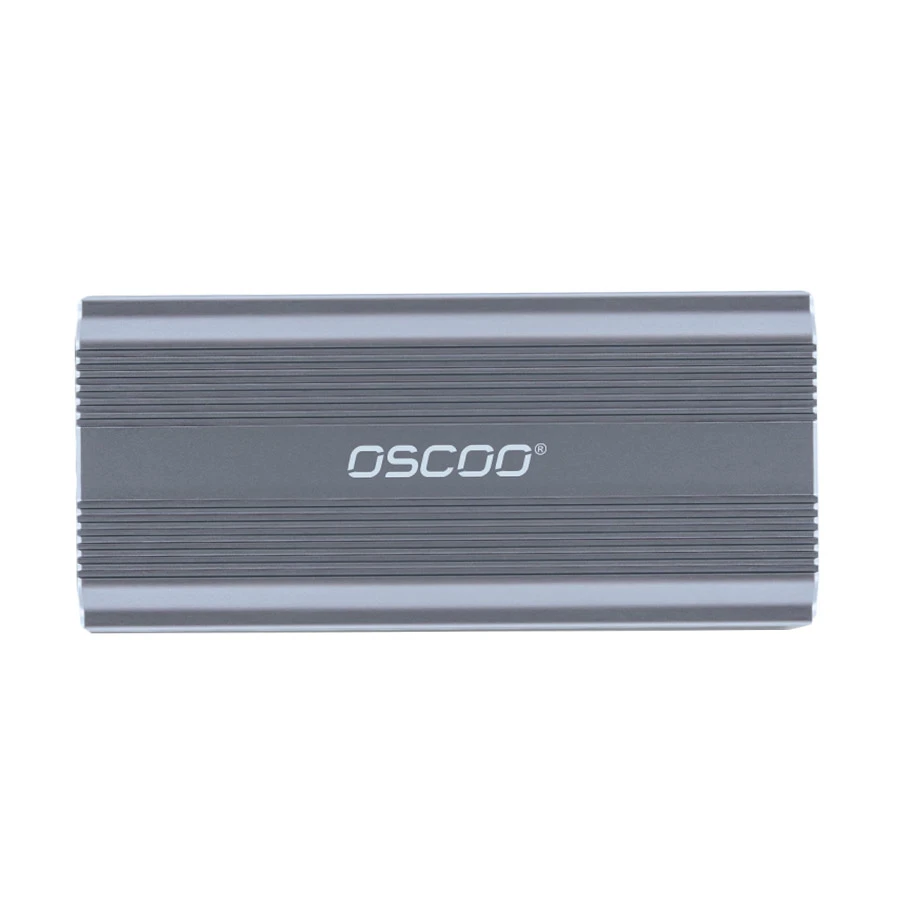 OSCOO LT3 RGB NVMe & NGFF Grey SSD Enclosure
