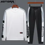 Men's Pure Cotton 200 GSM T-Shirt and Trouser Combo Set, 4 Colours
