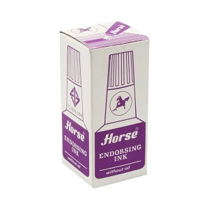 Horse Refill Ink For Stamp Pad 30 cc (Violet)