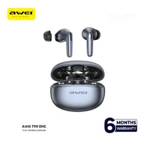 Awei T90 Bluetooth Earbuds with ENC Microphone