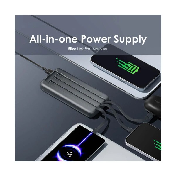 Oraimo Slice Link Pro 10000mAh 22.5W Grey Power Bank
