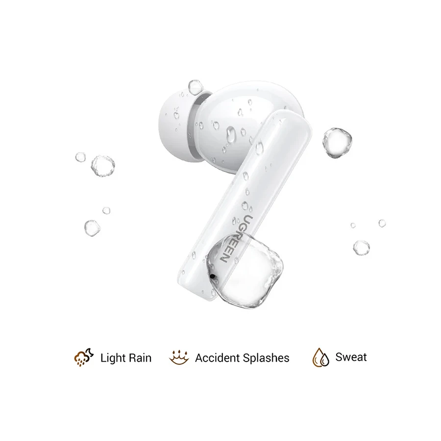 UGREEN HiTune T6 Hybrid ANC WS200 TWS Bluetooth Earbuds White