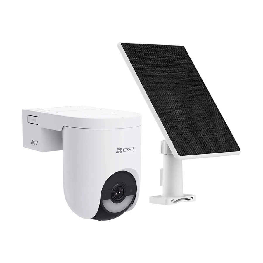 EZVIZ HB8 Lite 4G Kit 4MP Wi-Fi Dome IP Camera with Solar Panel