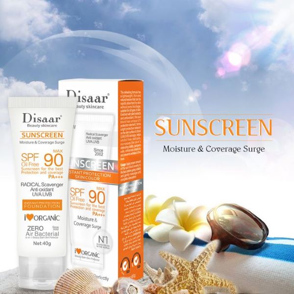 Disaar SPF90 Max Oil Free Sunscreen Protection Cream-40g