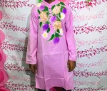 Men's Hand Printed Silk Panjabi, Five Sizes from 38 to 46