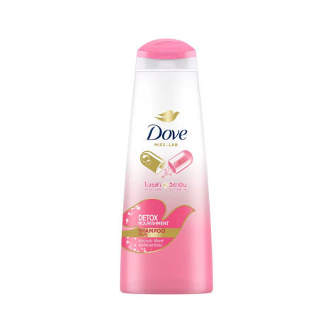 Dove Micellar + Vitamin Detox Nourishment Shampoo 330ml (Thailand)