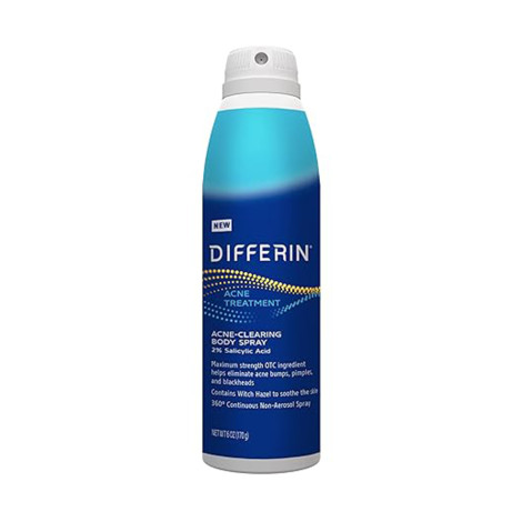 Differin 2% Salicylic Acid Acne Clearing Body Spray 170g (USA)