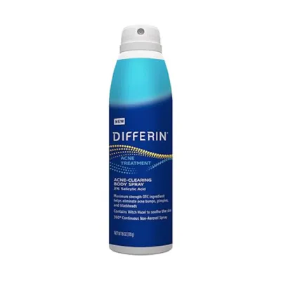 Differin 2% Salicylic Acid Acne Clearing Body Spray 170g (USA)
