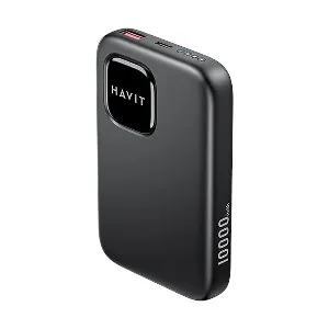 Havit PB31 10000mAh Black+Gray 22.5W Power Bank with LED Indicator