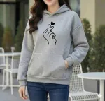 Premium Comfortable Printed Ladies Winter Hoodie