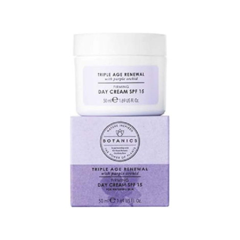 Botanics Triple Age Renewal Firming Day Cream SPF15 50ml (UK)