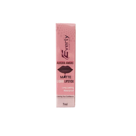 Everly Beauties Aurora Matte Liquid Lipstick - Dark Dahila (China)