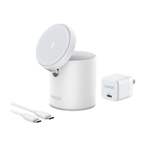 Anker 623 MagGo Magnetic Wireless Charger – White