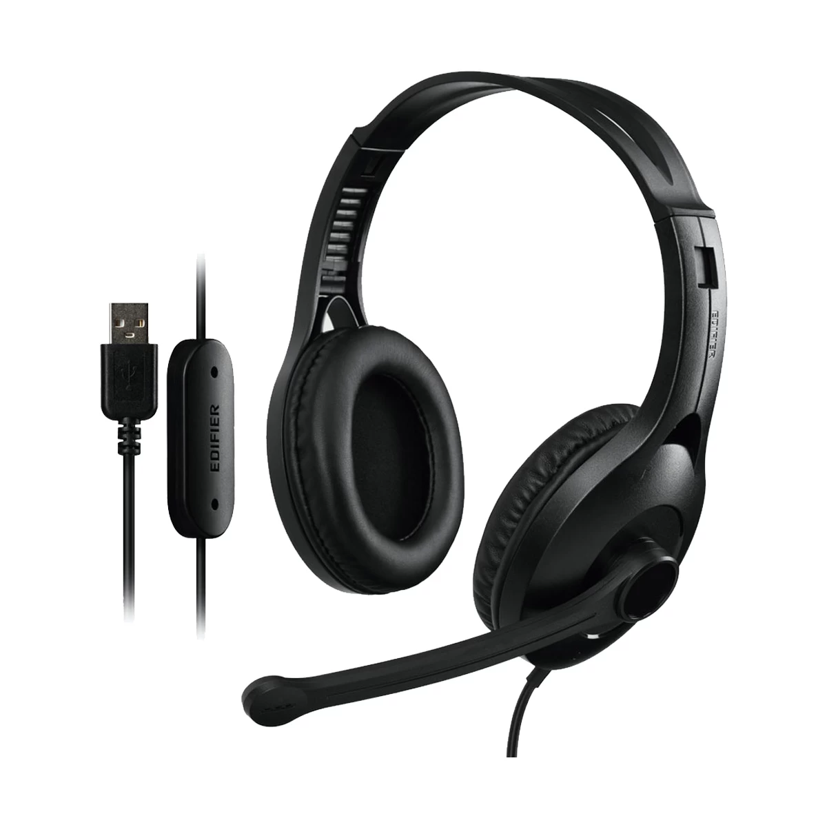 Edifier K800 Wired USB Over-Ear Headphone with Mic Black
