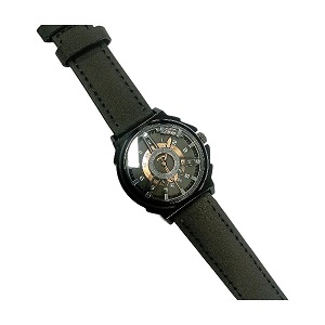 Signature Trendy Men Watch (Black )