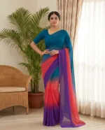 Rongdhonu Georgette Saree for Events and Special Moments