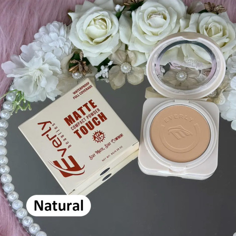 Everly Beauties Matte Touch Compact Powder - Natural (China)