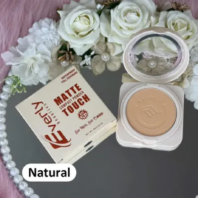 Everly Beauties Matte Touch Compact Powder - Natural (China)