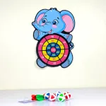 Sticky ball dart board toy