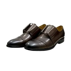 24094-Coffee Formal Genuine Cow Leather Oxford Formal shoes for men