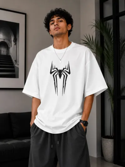 Men's 200 to 230 GSM Pure Cotton Drop Shoulder T-Shirt, DTF Print