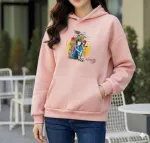 Premium Comfortable Printed Ladies Winter Hoodie
