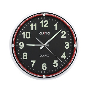 Casino Wall Clock without Digit Round