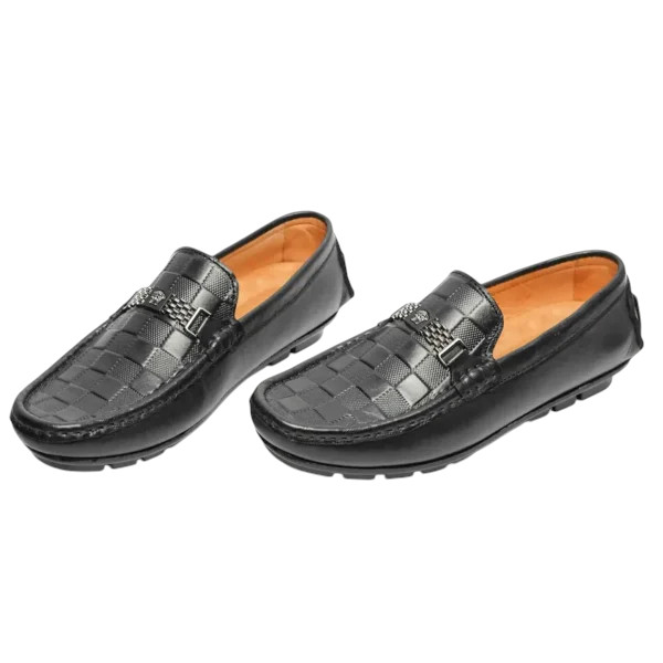 Black Chess Loafer