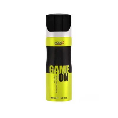 Havex Game On Perfumed Deodorant Body Spray 200ml (UAE)