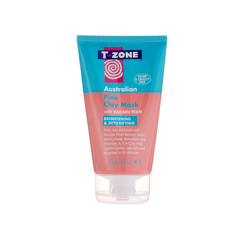 T-Zone Brightening & Detoxifying Australian Pink Caly Mask 125ml (UK)