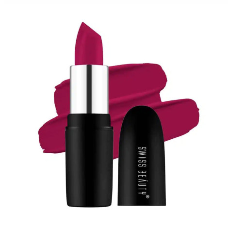 Swiss Beauty Pure Matte Lipstick - 210 Burgundy (China)