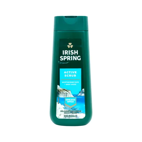 Irish Spring Active Scrub Moisturizing Face & Body Wash 591ml (Mexico)