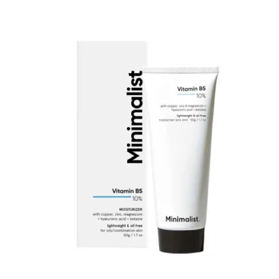 Minimalist 10% Vitamin B5 Face Moisturizer 50g (India)