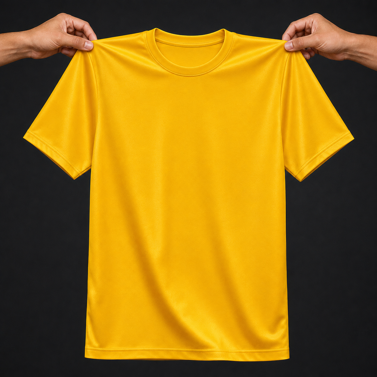 Premium Yellow Jersey T-Shirt – Lightweight & Breathable