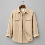 Men's Oxford Cotton Double Pocket Full Sleeve Shirt