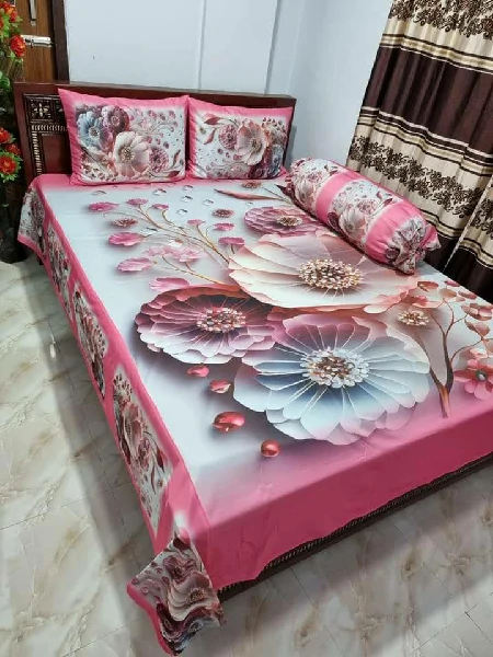 Exclusive 3D Design Bed Sheet