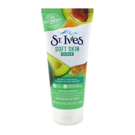 St. Ives Exfoliant Avocado & Honey Moderate Exfoliation Scrub 170g (USA)