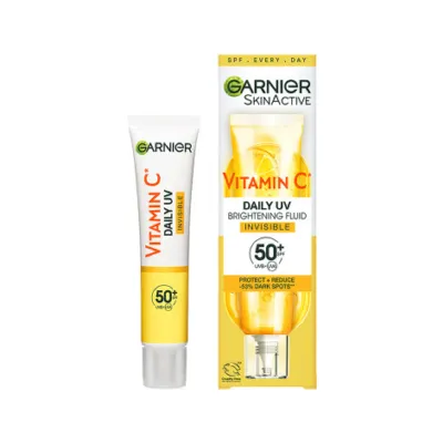 Garnier Vitamin C Daily UV Brightening Fluid Invisible SPF50+ 40ml (Germany)