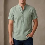 kaizar cotton  Half sleeves katua For Men's