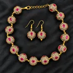 Premium Antique Turkish Ball Necklace Set