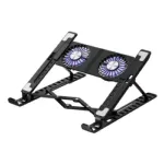 NO.X3 Foldable Laptop Stand with Twin Cooling Turbo Fans